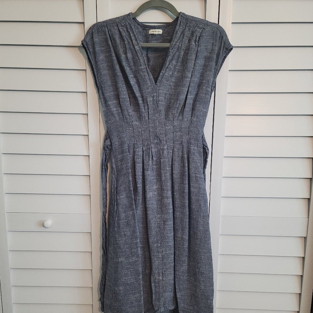 Max Studio Charcoal High Low Dress